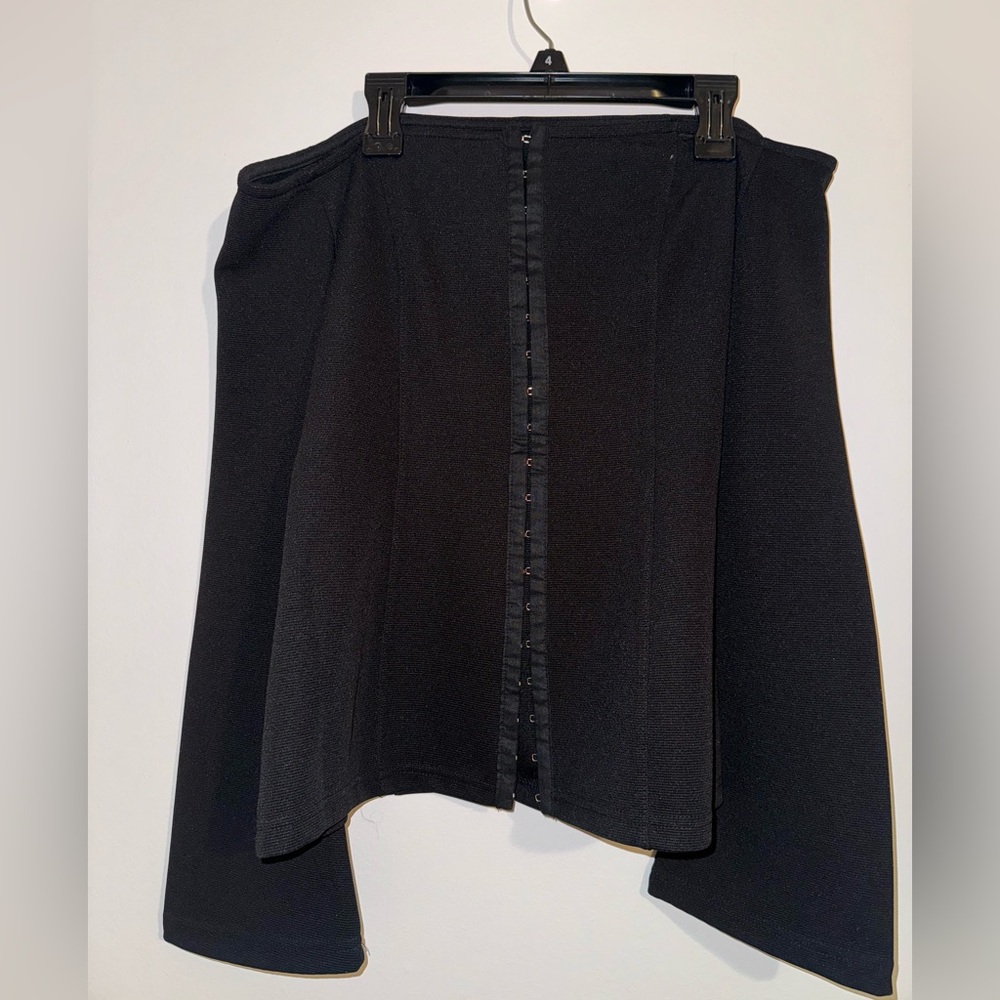 Pixie Market black corset off the shoulder top